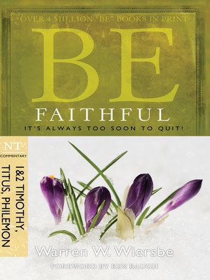 cover image of Be Faithful